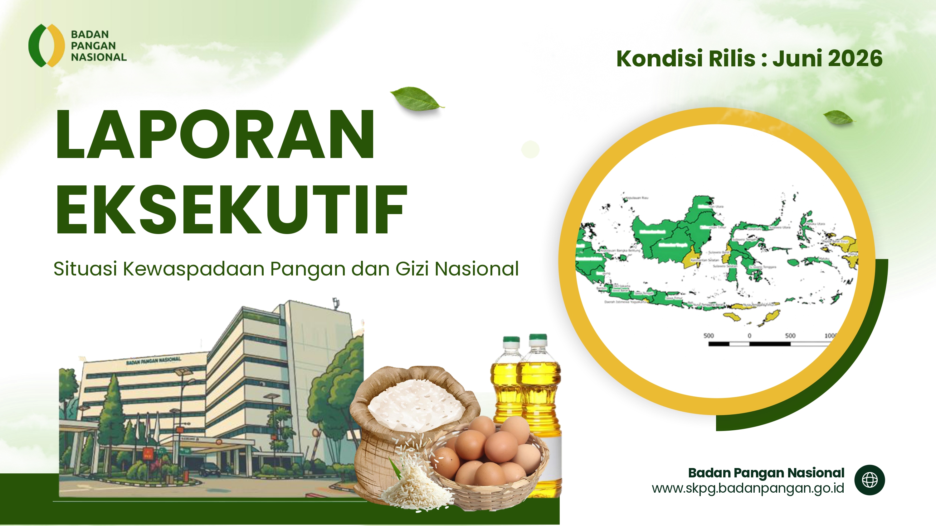 Laporan Eksekutif Situasi Kewaspadaan Pangan dan Gizi Nasional Periode Bulan Juni 2026