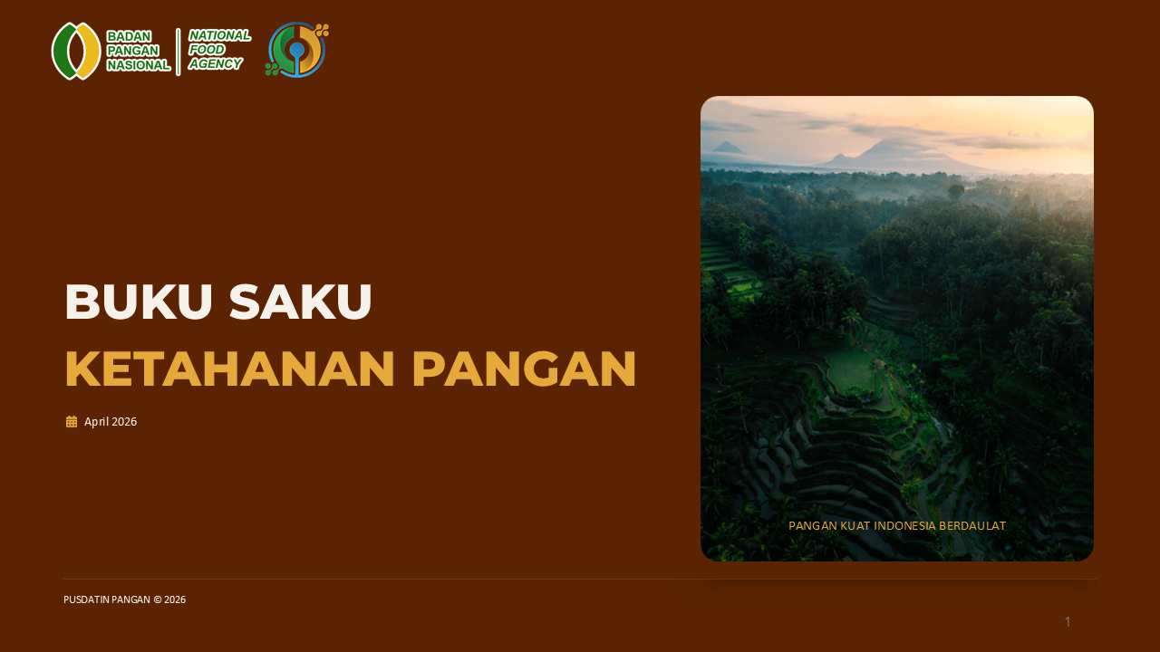 Buku Saku Ketahanan Pangan April 2026